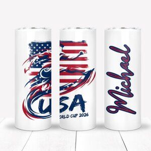 20oz Tumbler, World Cup 2026, Choose Your Country Custom Name Mug